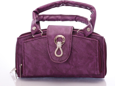 

VIRUSHKA Casual Purple Clutch