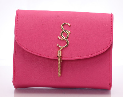 

VIRUSHKA Casual Pink Clutch