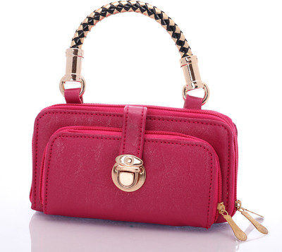

VIRUSHKA Casual Pink Clutch