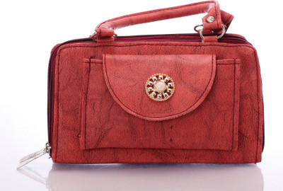 

VIRUSHKA Casual Brown Clutch