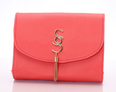 

VIRUSHKA Casual Orange Clutch