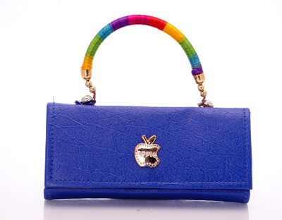 VIRUSHKA Casual Blue Clutch