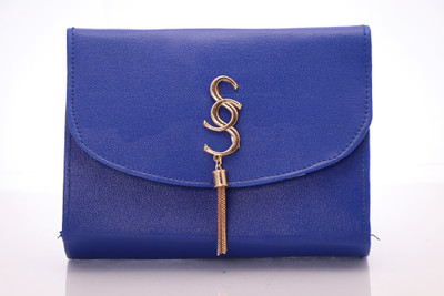 

VIRUSHKA Casual Blue Clutch