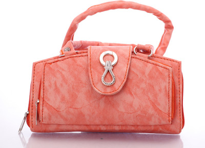 

VIRUSHKA Casual Pink Clutch
