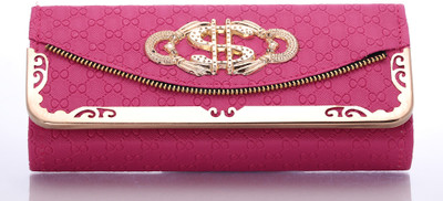 

VIRUSHKA Casual Pink Clutch
