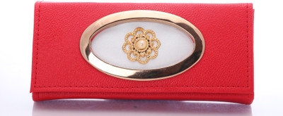 

VIRUSHKA Casual Red Clutch