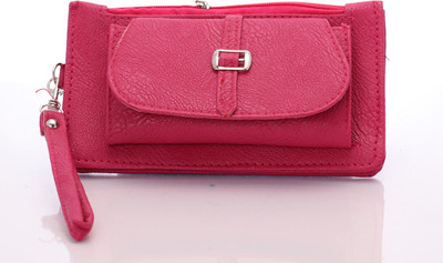

VIRUSHKA Casual Pink Clutch