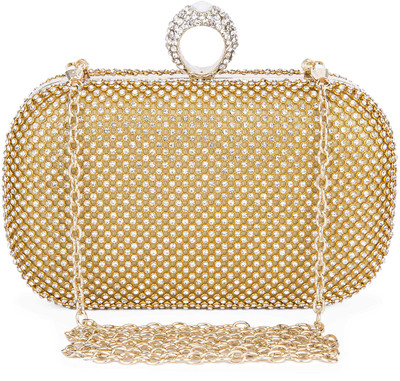 

Dazzle Party Gold Clutch