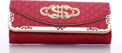 

VIRUSHKA Casual Red Clutch