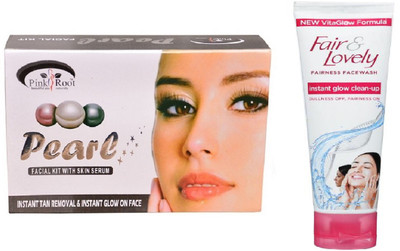 

Pink Root FAIR & LOVELY INSTANT GLOW CLEAN-UP FACE WASH(Set of 2)