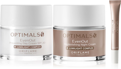

Oriflame Sweden Optimals Even Out (Day, Night, Eye Cream Combo)(Set of 3)