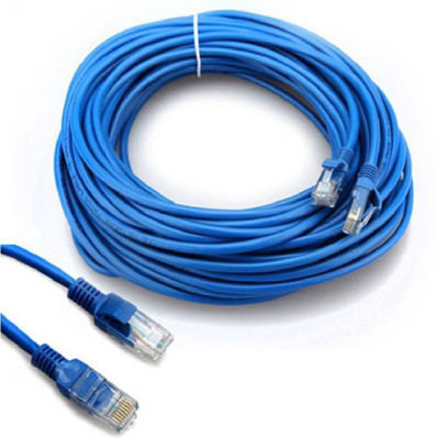 

Teratech 10 Meter CAT6 Blue Network Ethernet Network Patch Cord,Lan Cable, LAN Cable(Compatible with Computer, Laptop, Router, Networking switches,, Blue)