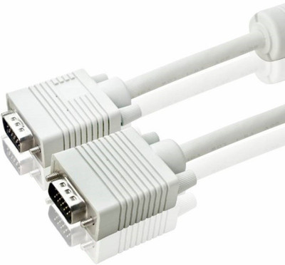

Teratech 3 Meter High Defination 15 pin VGA Male to Male for LCD, LED Tv, TFT, Moniter VGA Cable(Compatible with LCD, LED Tv, TFT, Moniter, White)