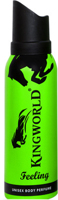 

KINGWORLD SCENT " Feeling Deo " Deodorant Spray - For Men & Women(122 ml)