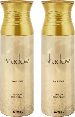

Ajmal ShadowHer & ShadowHer Deodorants for Women pack of 2 Deodorant Spray - For Women(400 ml, Pack of 2)