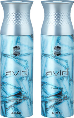 

Ajmal Avid & Avid Deodorants for Men pack of 2 Deodorant Spray - For Men(400 ml, Pack of 2)