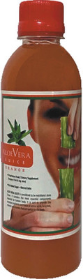 

Jiwadaya Aloe Vera Juice - Orange Flavour - Useful for Immunity, Absorption of Vitamins, Growth, Energy, Anit-vial, Anti-Bacterial, Acidity, IBS, Healing, Skin, Digestion, etc 300 ml