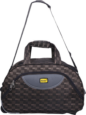 

Bright Luggage BRI-DFCHAU-004 Duffel Strolley Bag(Brown)