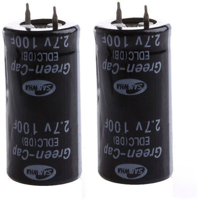 

TECHNOLOGYBAZAR 1pc Super Capacitor 2.7V 100F Ultra Capacitor Farad Power Supply Electronic Hobby Kit