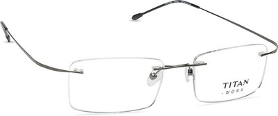 

Titan Rimless Rectangle Frame(122 mm