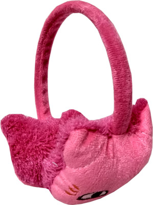 

Jannat Fashion Winter Outdoor Wear Adjustable Size Ear Muffs / Warmer for Girls-and Women Hair Accessory Set(Pink)