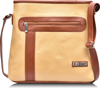 

Aisna Sling Bag(Beige, Tan)