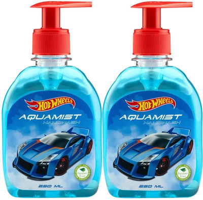 

Hot Wheels Aquamist Handwash Naural Mint(500 ml, Pump Dispenser, Pack of 2)