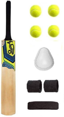 

KOOKABURA POPULER WILLOW BAT COMBO (BAT+4BALL+1AD+2WRIST+1HEAD) Cricket Kit