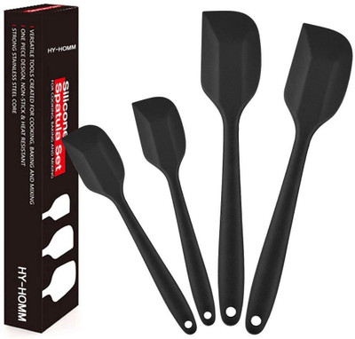 P-PLUS INTERNATIONAL 4 Kitchen Tool Set(Black, Spatula)