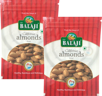

Balaji California Almonds Regular 400g Almonds(400 g, Pouch)