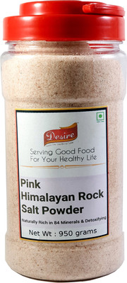 

Desire Foods Pink Himalayan Rock Salt Powder Jar, Himalayan Pink Salt(450.0 g)