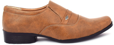 krafter Formal Slip on for men Slip On For Men(Tan
