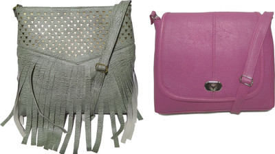 

AZED Collections Girls Casual Multicolor Rexine Sling Bag