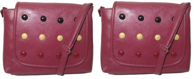 

AZED Collections Girls Casual Multicolor Rexine Sling Bag