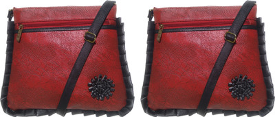 

AZED Collections Girls Casual Multicolor Rexine Sling Bag