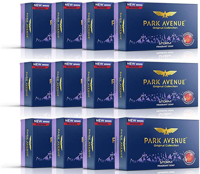 

Park Avenue STORM Fragrant Soap 125 g × 12 Pack Of 12(1500 g, Pack of 12)