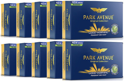 

Park Avenue Good Morning Fragrant Soap 125g × 10 Pack Of 10(1250 g, Pack of 10)