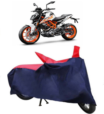Autoridez Two Wheeler Cover for KTM(Duke 200, Red, Blue)