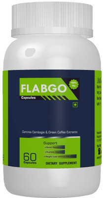 

Flab Go Garcinia Cambogia & Green Coffee Extract 100% Veg Fatburner 60 Capsules Pack of 2(60 No)