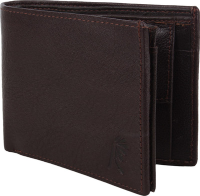 

Rosset Men Formal Brown Genuine Leather Wallet(5 Card Slots)