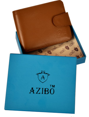 

Azibo Men Beige Genuine Leather Wallet(6 Card Slots), Rust