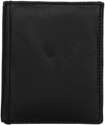 AspenLeather Men Black Genuine Leather Card Holder(8 Card Slots)