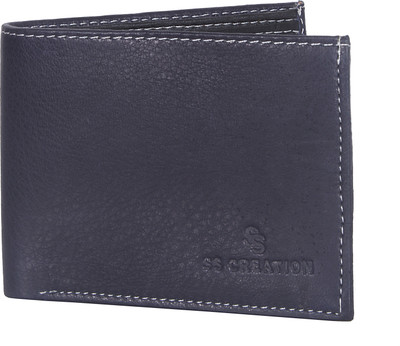 

SS CREATION Men Black Genuine Leather Wallet(5 Card Slots)