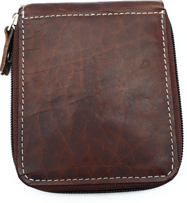 

SFN Boys Brown Genuine Leather Wallet(5 Card Slots)