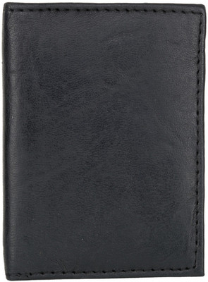 

AspenLeather Men Black Genuine Leather Card Holder(10 Card Slots)