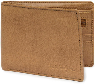 

Hidedge Men Tan Artificial Leather Wallet(6 Card Slots)