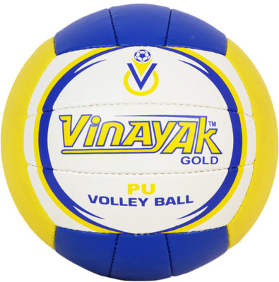 

Vinayak GOLD PU VOLLYBALL SIZE  Volleyball - Size: (Pack of 1, Multicolor
