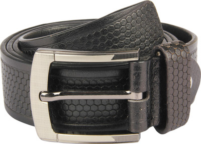 

Raza Men Casual Black Genuine Leather Belt