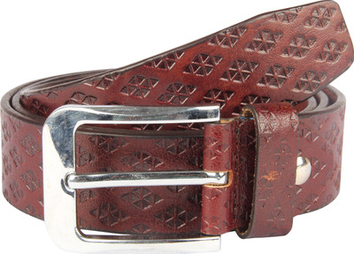 

Raza Men Casual Brown Genuine Leather Belt
