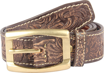 

Raza Men Casual Brown Genuine Leather Belt